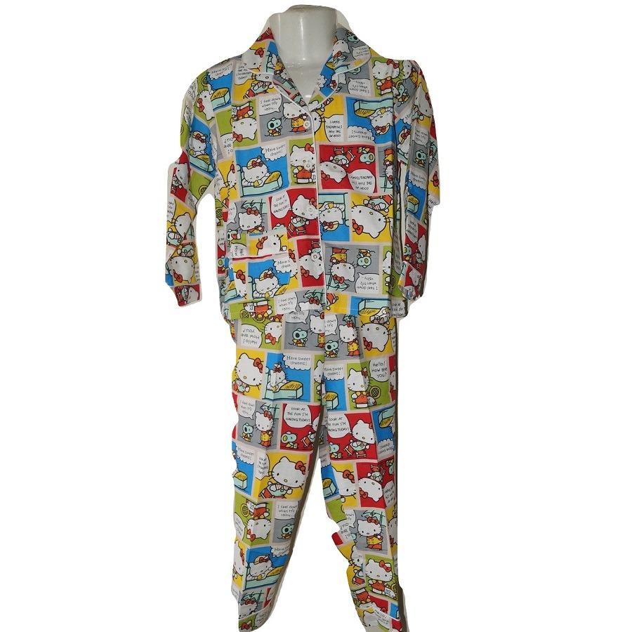 Fashion Trendy Baju Tidur Anak Berbahan COTTON Bergambar HELLO KITTY