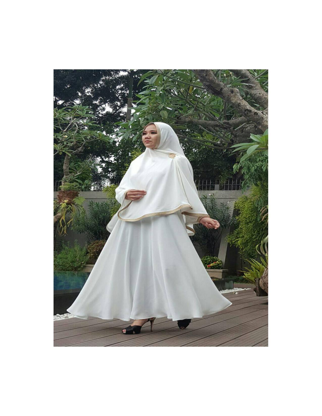 gamis umroh haji dan akad nikah/pesta arabian syari by arniz original