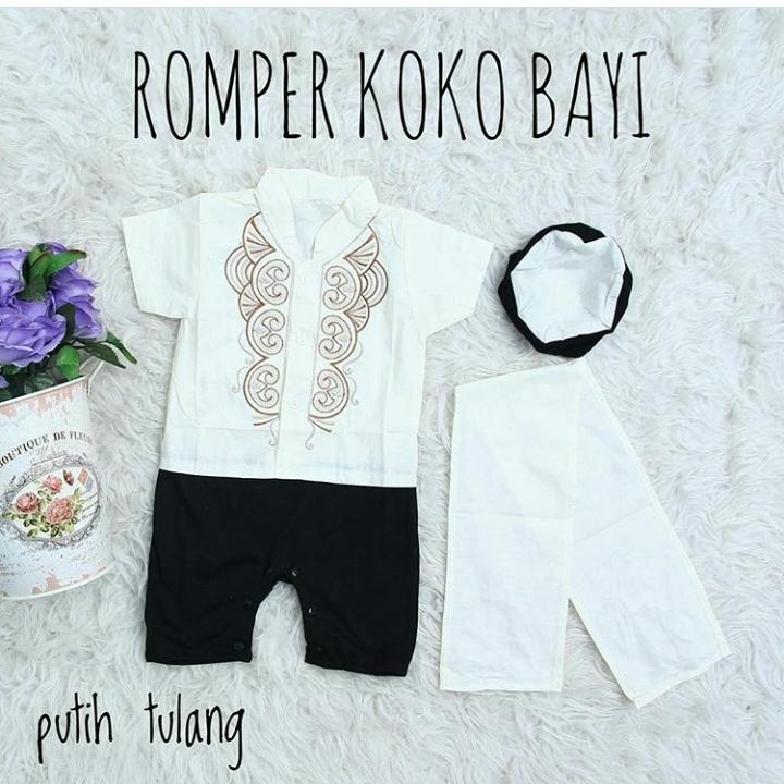 koko romper bayi - koko anak - baju bayi lucu