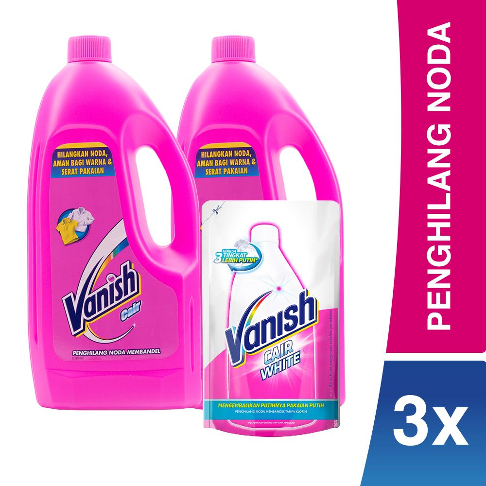 Vanish Liquid 1L (2 pcs) + Vanish White 450ml