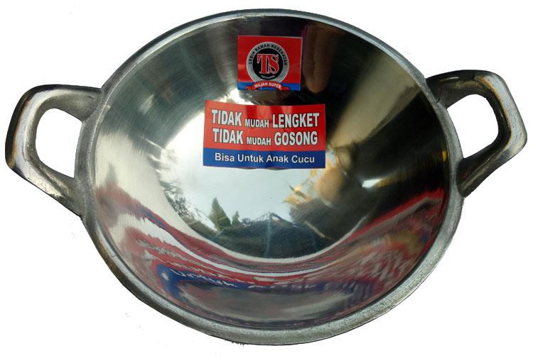 Quinn TS alumunium wajan bulat super tebal 18 inch / 45 cm