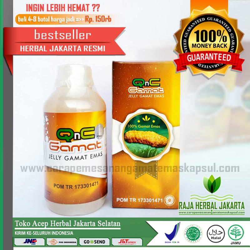 QnC Jelly Gamat 100% Original - Herbal Multikhasiat - Jelli - Jely - Jeli Gamat Emas Herbal Segala Penyakit - Murah - Terlaris Di Jakarta Selatan - Bukan Jelly Gamat Gold-G - Luxor - Mitoha