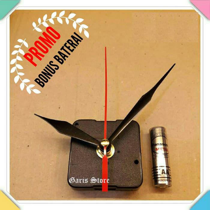MESIN JAM DINDING QUARTZ SWEEP MOVEMENT