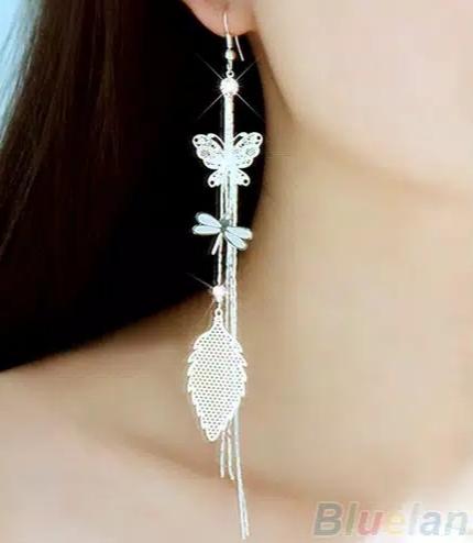 Bluelans Pesta Wanita Titisan Air Mata Kristal Kalung 