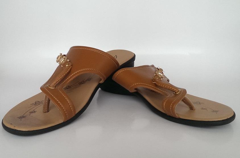 Sandal Rindi MU111 Coklat Sandal Wanita