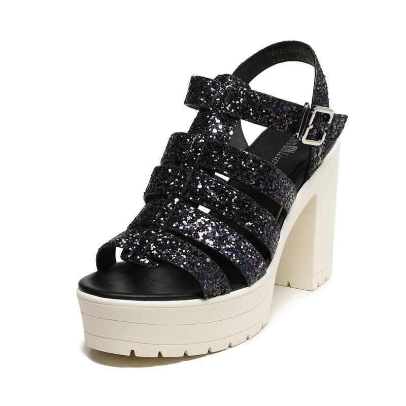 Daphne Sandal 12 Cm Klub Malam Hak Super Tinggi (Perak 180)