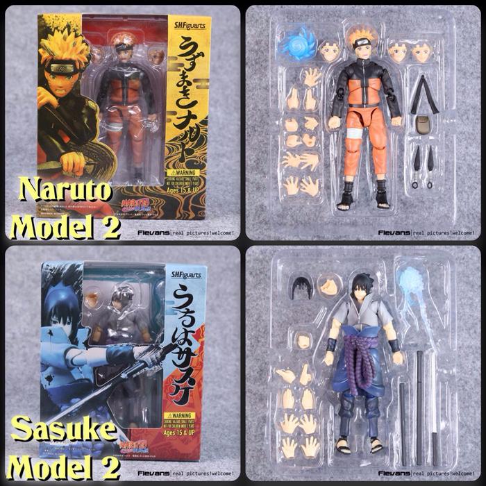 Action Figure SHF Naruto Minato Kakashi Sasuke