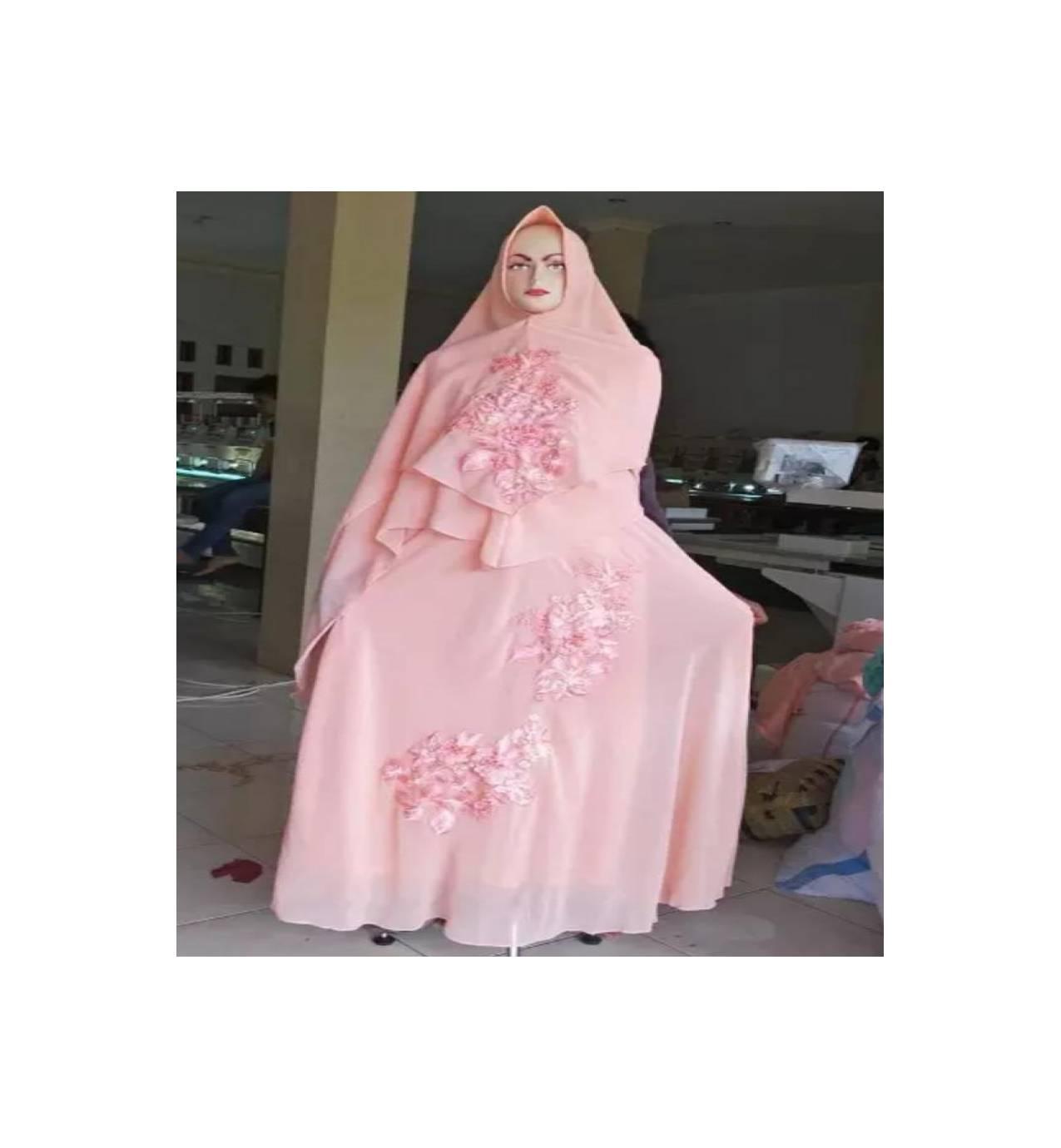 Nayla Gamis Syari Ceruty Set Khimar