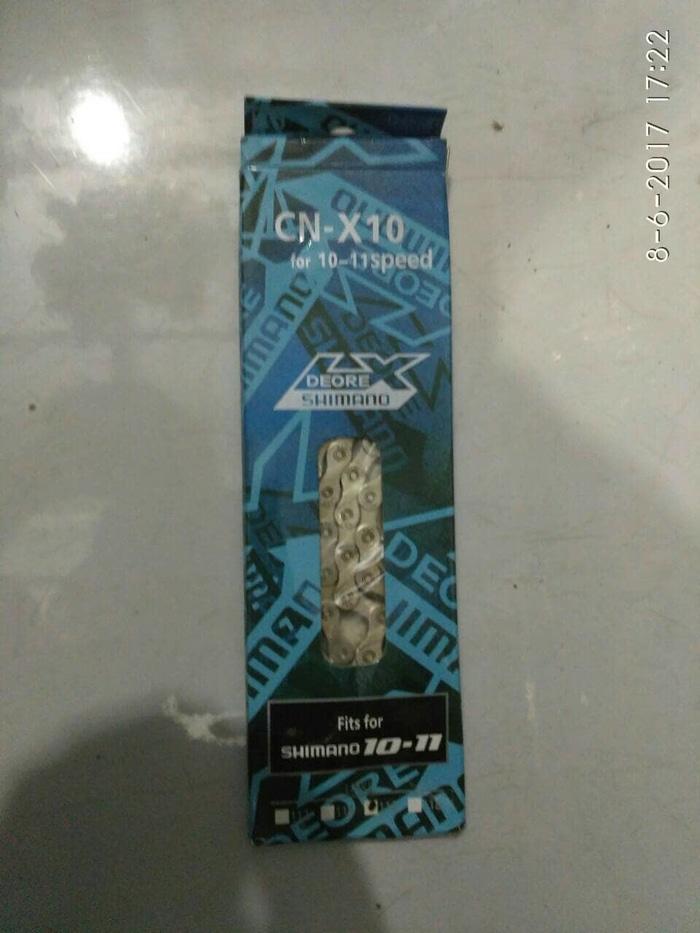 ASLI!!! rantai shimano deore LX CN-X10 10-11 speed - MovrhH