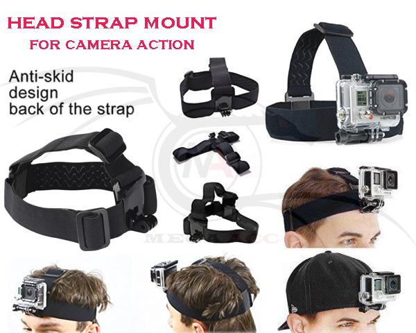 Head Strap Mount For Camera Sport Action / Aneka Strap Kamera Terbaru Murah