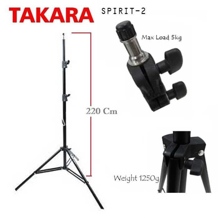 Light Stand TAKARA SPIRIT 2 Tripod Studio Lightstand | Mono