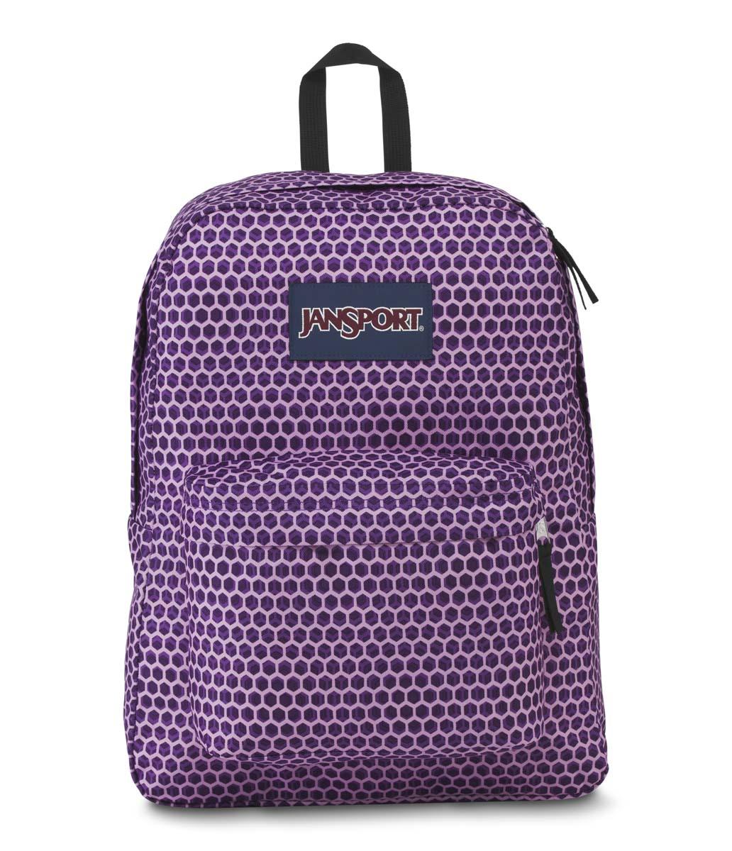 Tas Ransel JanSport Superbreak Urban Optical Purple