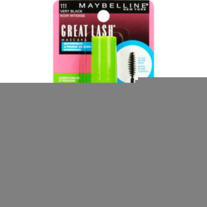 MAYBELLINE GREAT LASH WATERPROOF MASCARA VERY BLACK