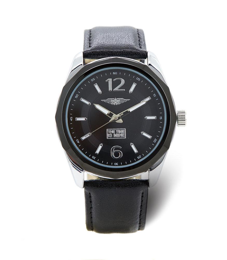 Alive Jam Tangan Pria Edward Black-Gpu973B5