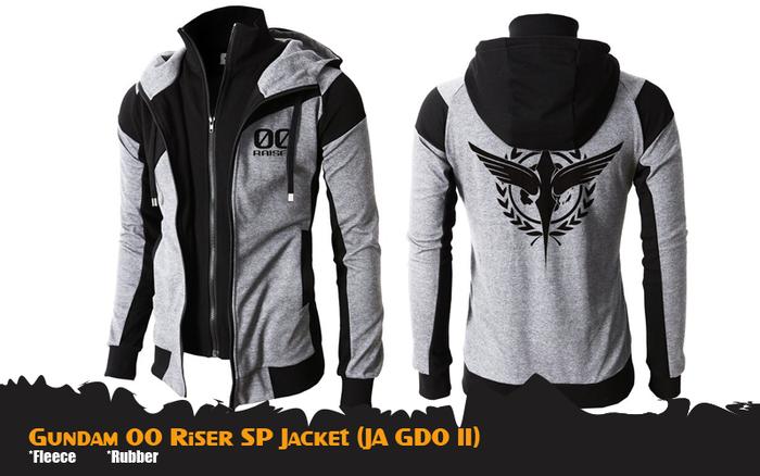 Harga Spesial!! Jaket Anime Gundam 00 Ja Gd0 11 Jaket Double Zipper Special - ready stock