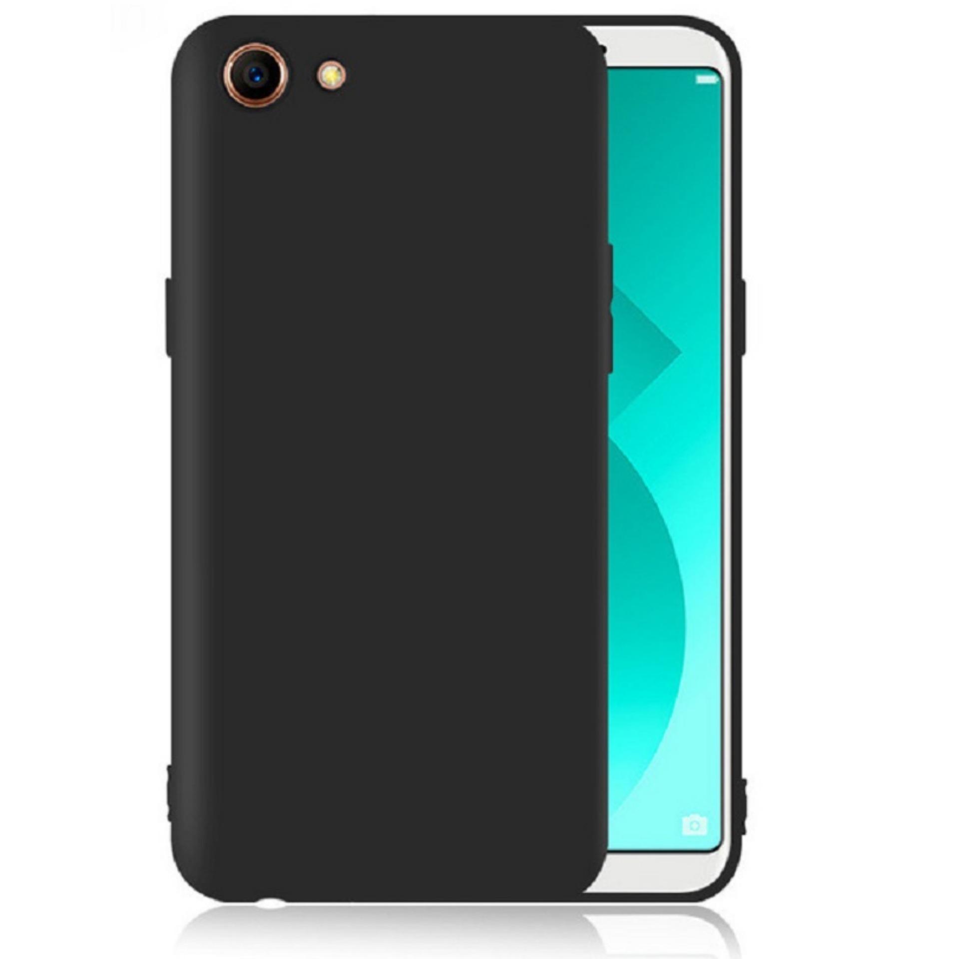 DarkNight for Oppo A83 | Slim Case Black Matte Softcase Premium (Anti Minyak/Anti Sidik Jari) - Hitam Doff