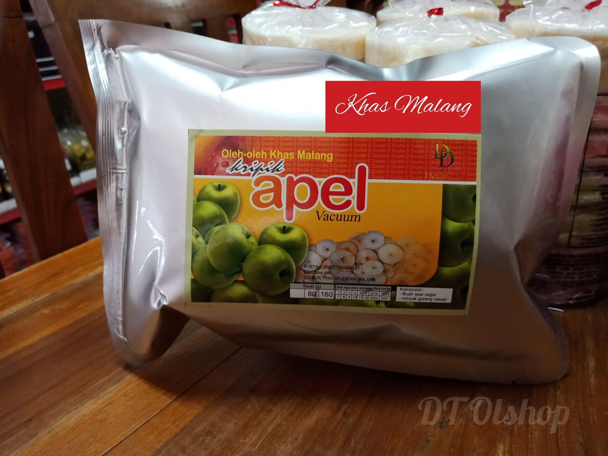 Keripik kripik buah Apel camilan khas Malang