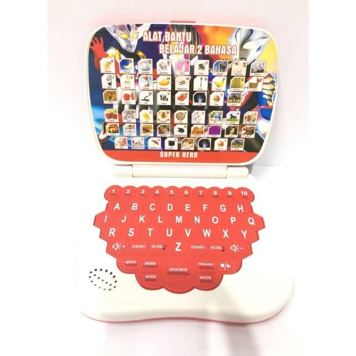 Promo Hemat Super Hero Ultraman Laptop Mainan Edukatif Anak Laki-Laki Warna Merah Harga Grosir
