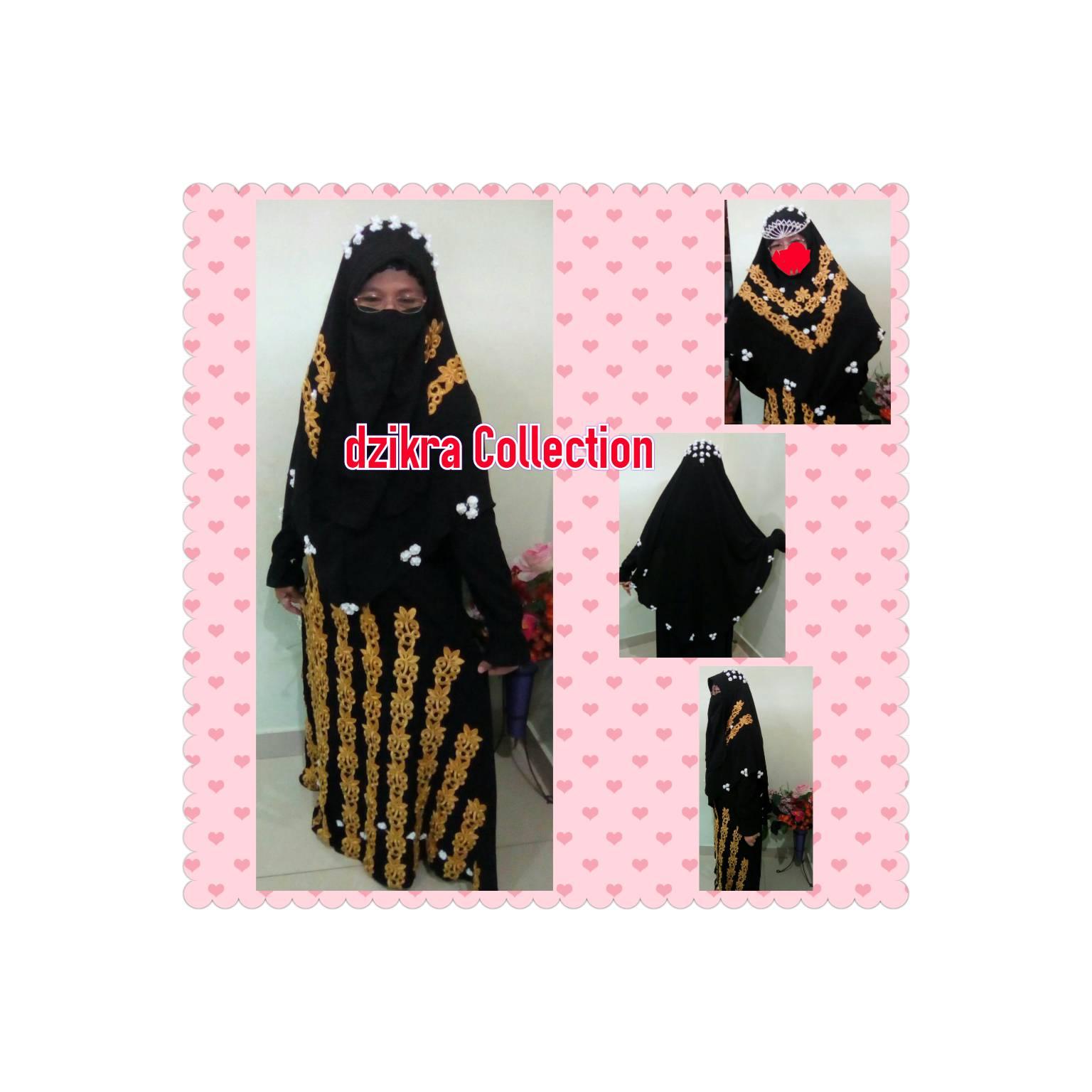 gamis syar'i pernikahan adat jawa