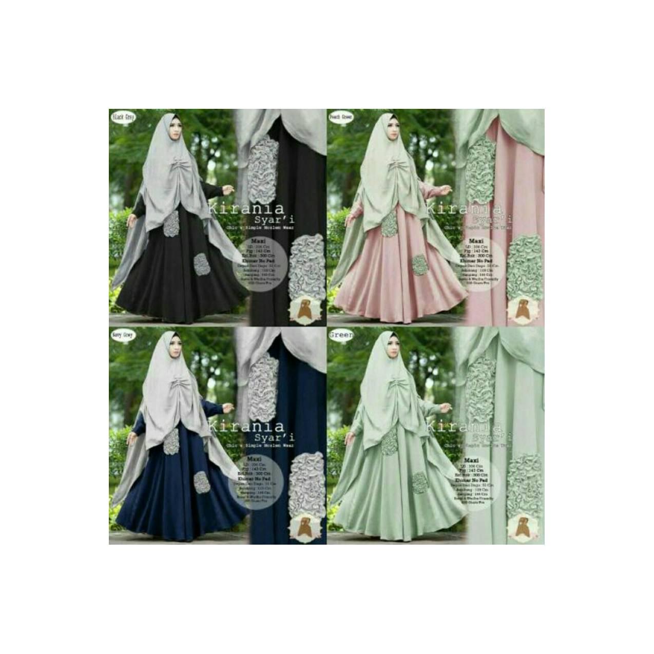 baju fashion gamis wanita remaja syari gaun pesta elegan