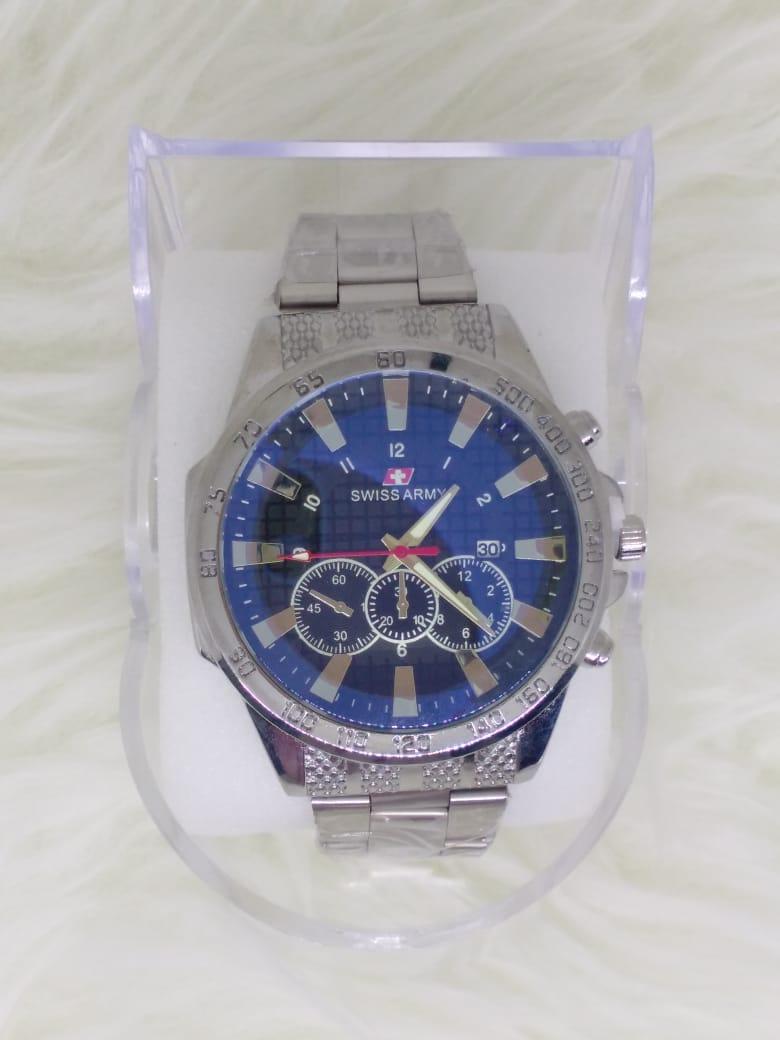Jam Tangan Pria Swiss Army Lokal Blue