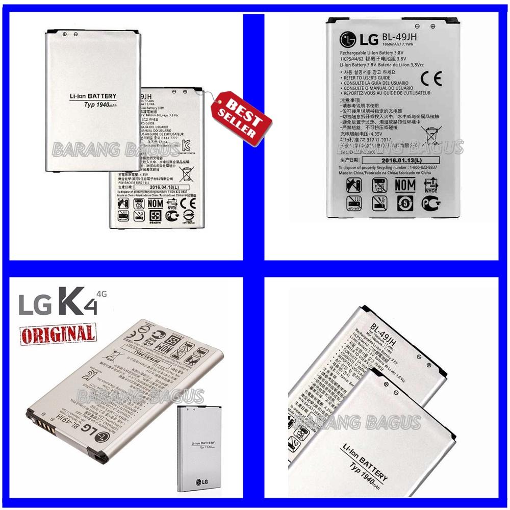 LG Baterai / Battery BL-49JH Original For LG K4 - Kapasitas 1940mAh ( barang bagus )