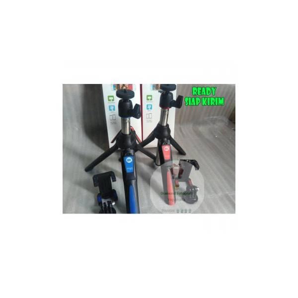 Hot Promo Tongsis Bluetooth Benro Untuk HP Kamera Gopro MK10 Tripod Mini Perlengkapan Kamera