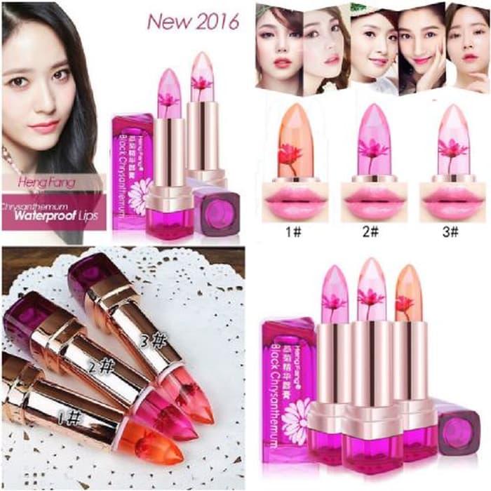 OBRAL HENG FANG Chrysanthemum jelly flower Lipstick / hengfang magic flower TERMURAH
