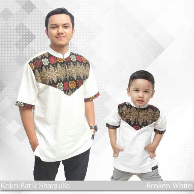 Baju koko couple Ayah dan anak baju ayah anak BW 031 (ANAK BW031 XXL)