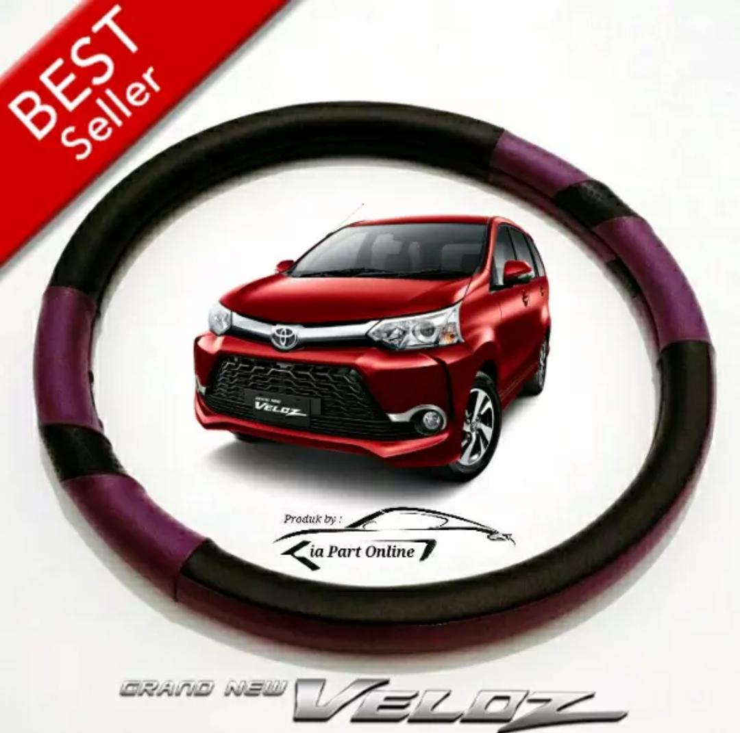 Cover Stir / Sarung Setir / Pelindung Setir Mobil Toyota AVANZA VELOZ - Exclusive (Klik Aja utk Pilih Warna Lain Yang Di SUKA) Harga 145,000 rupiah*Gratis Ongkir