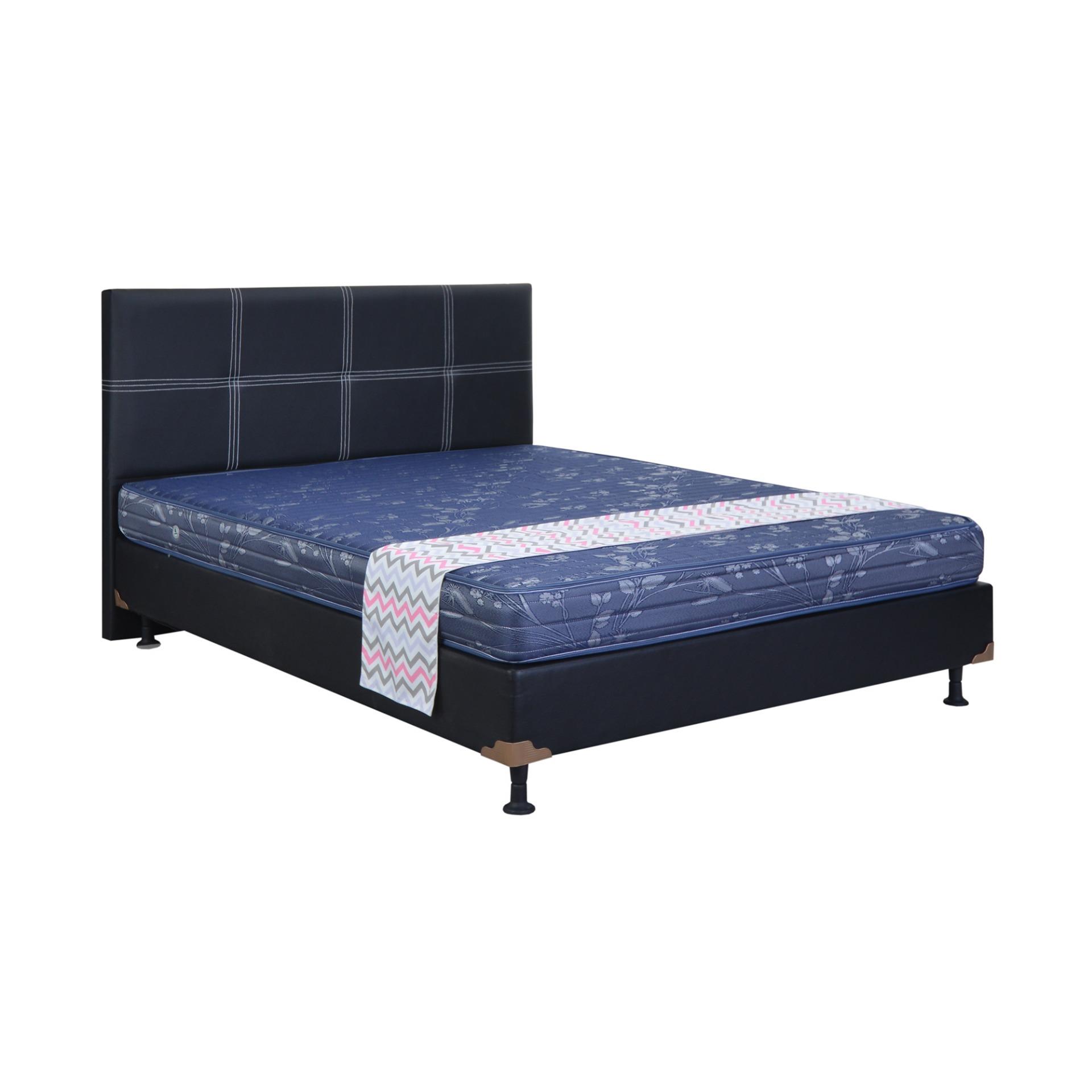 Guhdo Springbed New Prima Biru Ketebalan 15 Cm Size 160 x 200 HB Elegance - Fullset - Khusus Jabodetabek