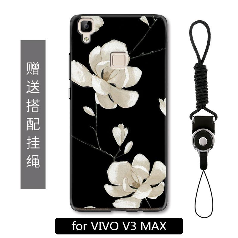 Selubung Ponsel Vivov3 Gaya Kebun Bunga Hardcase Bungkus Penuh Anti Jatuh