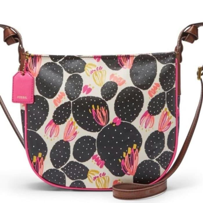 Tas Fossil Kyle crossbody cactus. Tas selempang original wanita