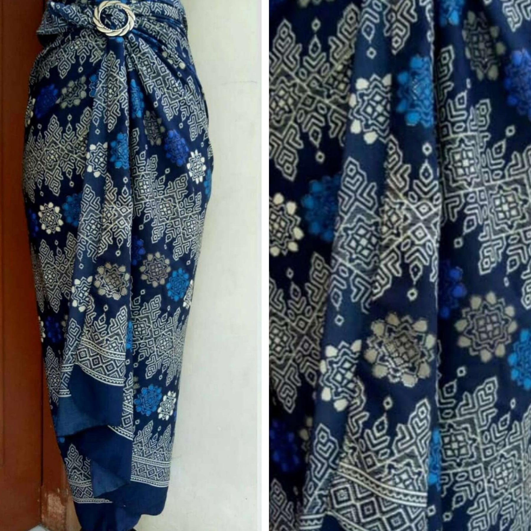 Rok lilit batik + ring - kebaya jakarta grosir