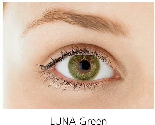 Softlens / Acc Softlens eos Luna green Kualitas Super