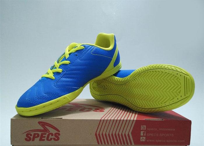 Sepatu Futsal Anak Specs Brave IN JR 400434 Tulip Blue Original