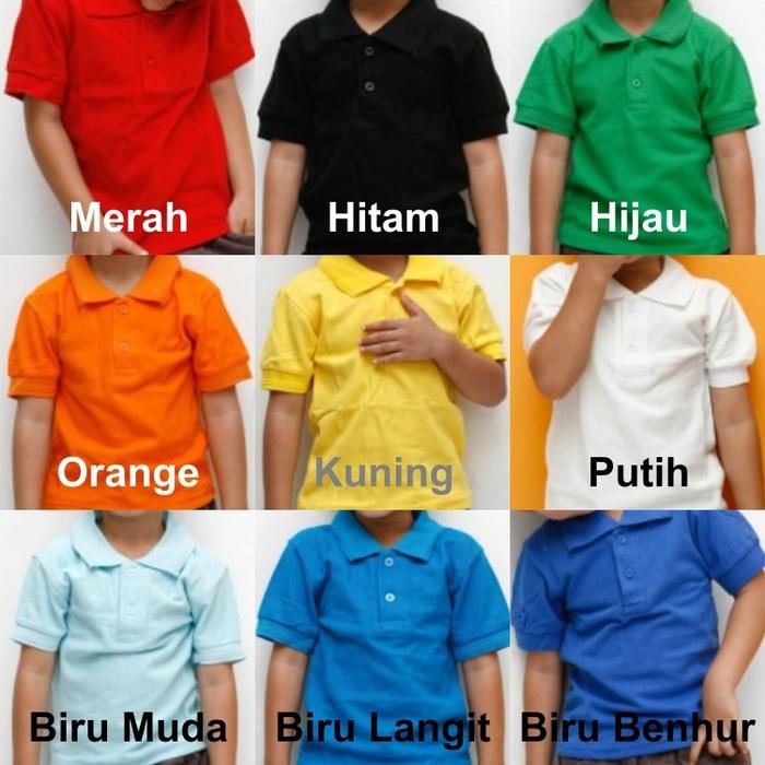 Polo Kerah Anak - Kaos Kerah - Shirt Anak - POLO POLOS - Baju Anak