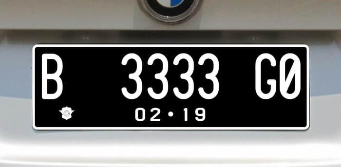 Promo STICKER CUTTING SKOTLET PLAT NOMOR MOBIL - ready stock