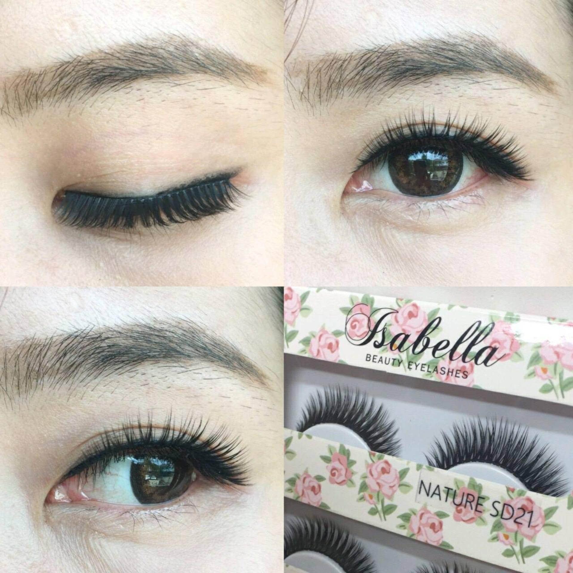 Isabella Beauty Eyelashes : Bulu Mata Palsu SD21 isi 3 pasang