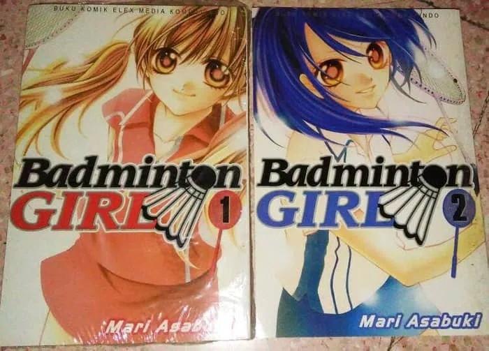Buku komik manga jepang badminton girls kode 115
