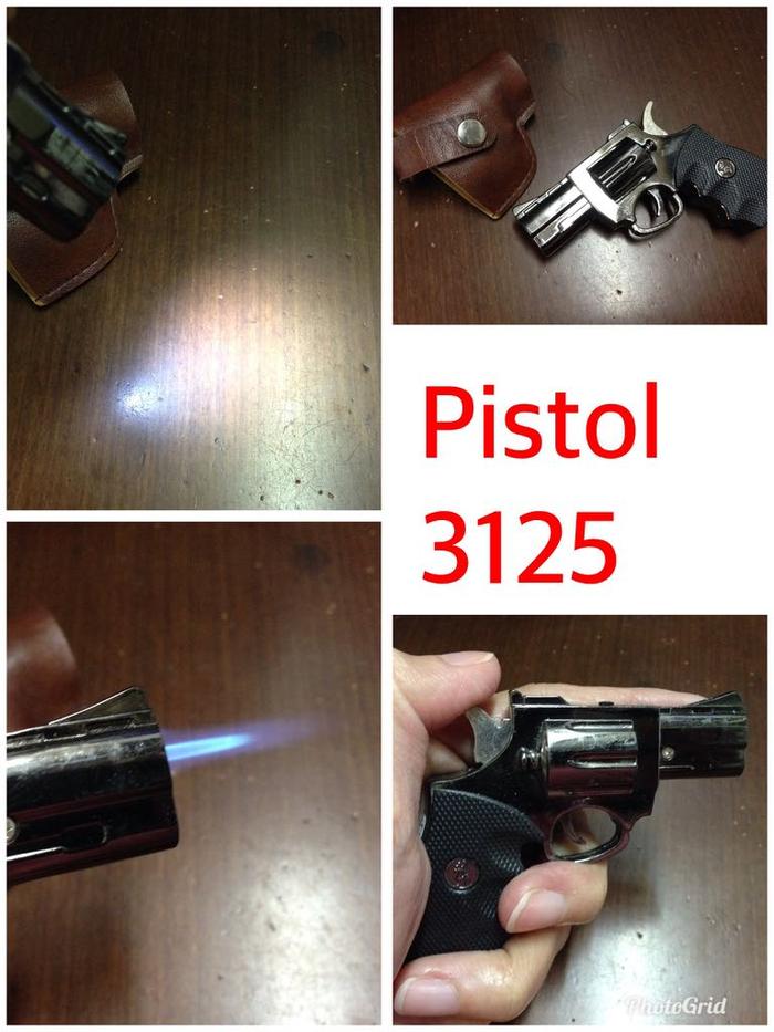 Korek Gas Pistol Revolver Phyton Mini, Korek Api Unik, Korek Murah
