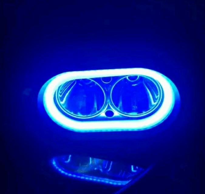 Lampu Tembak Cree 2 Led 30 watt Model Owl 8Mode sorot 2 mata titik