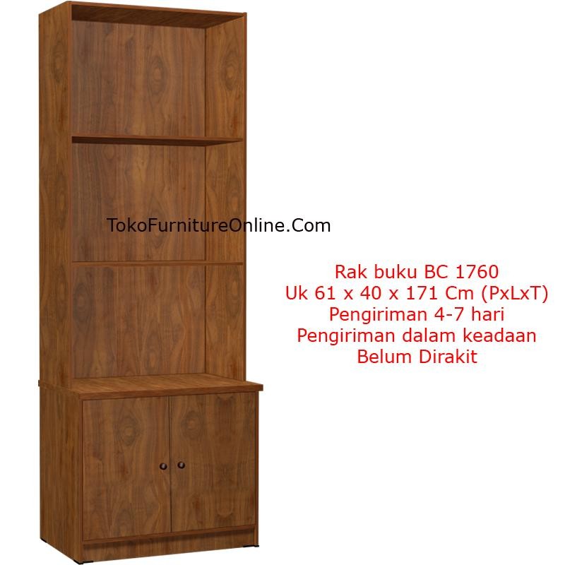 Rak Buku Kerja Arsip File Kantor Serbaguna Lemari BC 1760 Rak Buku Kerja Arsip File Kantor Serbaguna Lemari BC 1760