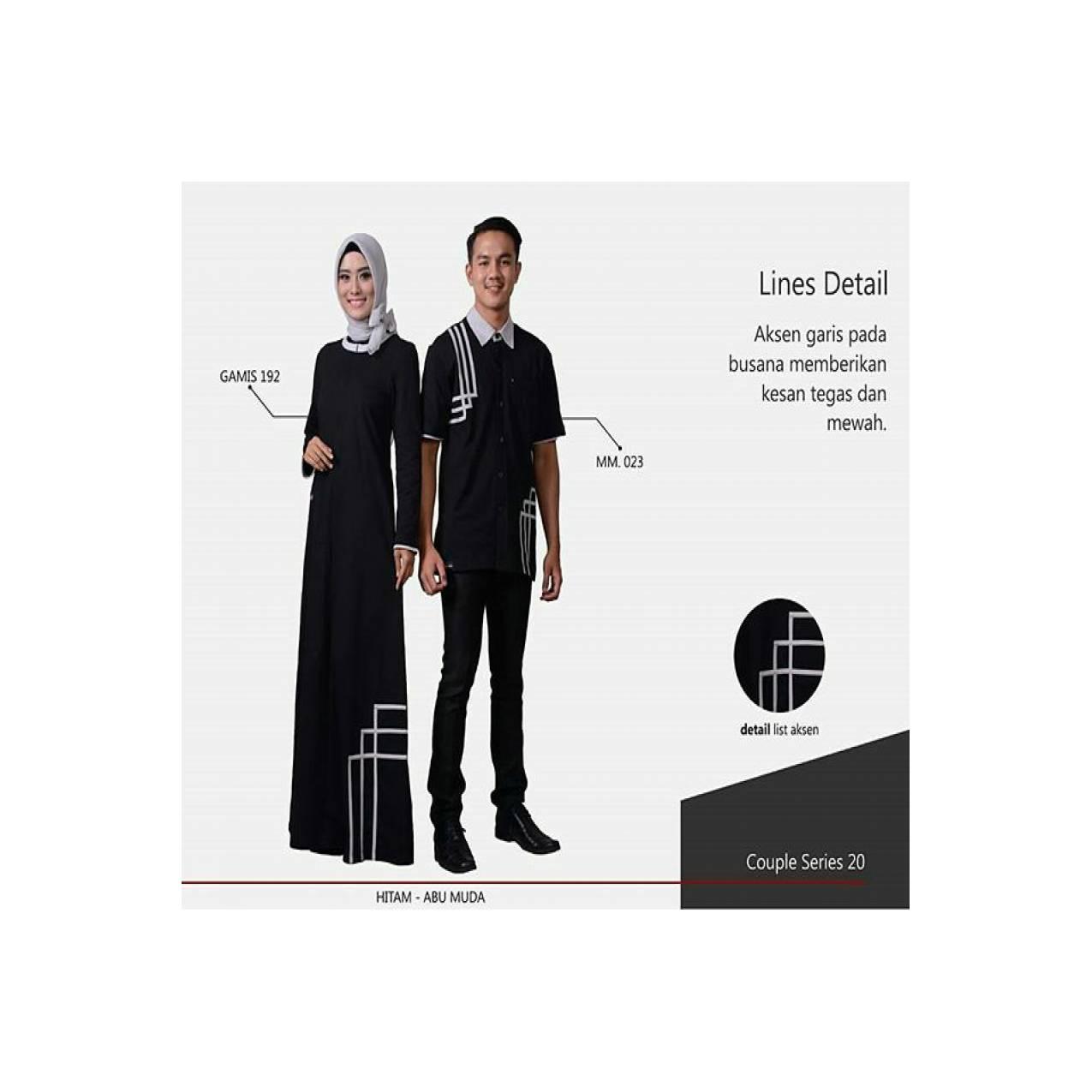 sarimbit New mutif baju koko dan gamis - fashion muslim - couple