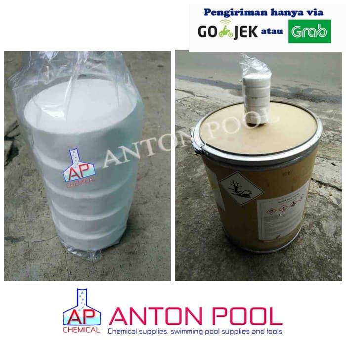 BEST SELLER!!! Kaporit / Chlorine tablet 90% Jepang besar (pack 1kg) Jne/ Grab Only - 6hJ2Xo