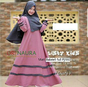 gamis syari anak 9_12 tahun