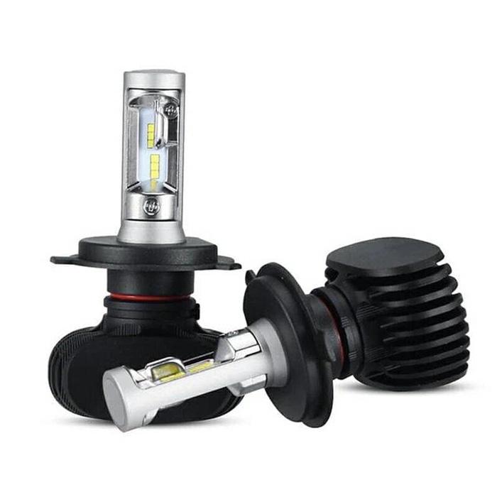 LED H4 CREE Hi/Low 8000LM 50W 6500K CSP Model Terbaru Tanpa Fan | ( lampu mobil hid plafon depan rem sorot led h4 kabut fog lamp tembak variasi strobo rem toyota innova hid avanza osram )