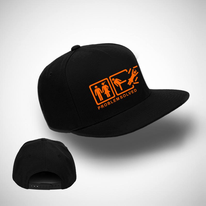 Jakarta Distro Topi Snapback Problem Solved Orange Premium