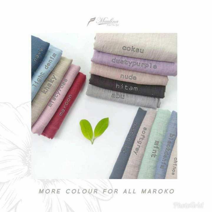 Hijab Jilbab Muslim Khimar Instant SALLY Button Platinum Paris Premium by Rumah Maulina