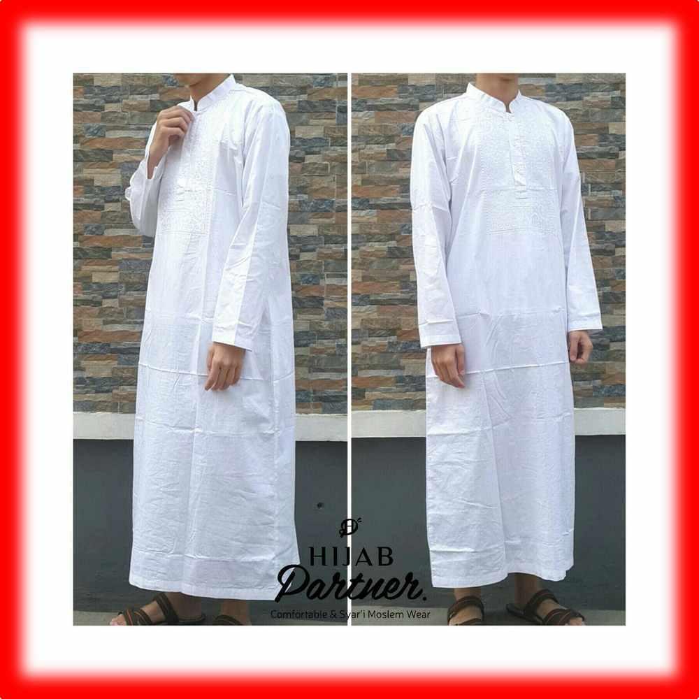 Gamis Umroh / Jubah Umroh / Haji / busana muslim pria Bahan Katun